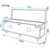 Wentex Pipe & Drape Case 60 cm base KIT